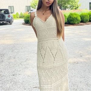 🤍Crochet maxi dress🤍
